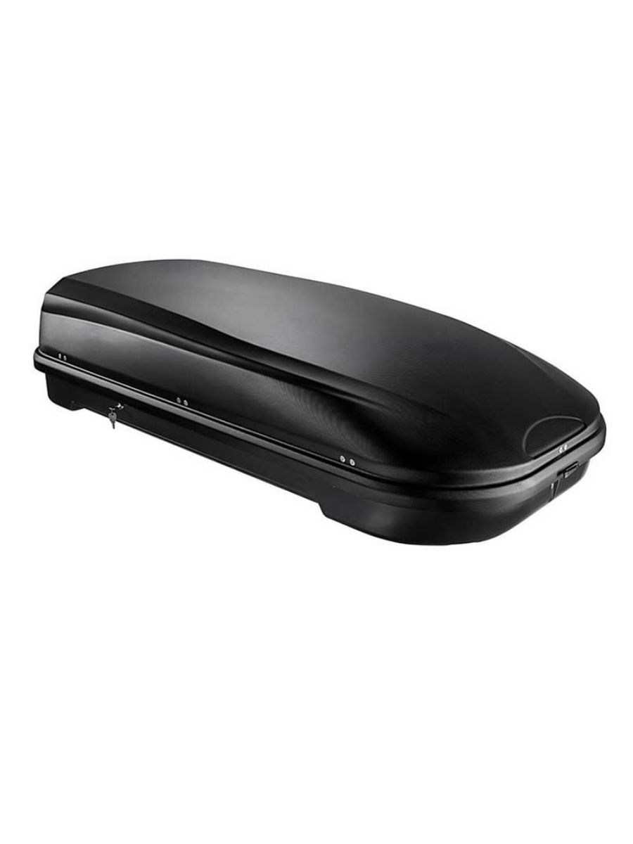 Автобокс Junior Easy 480 литра с 85 mm крепежи и с ключ - черен 