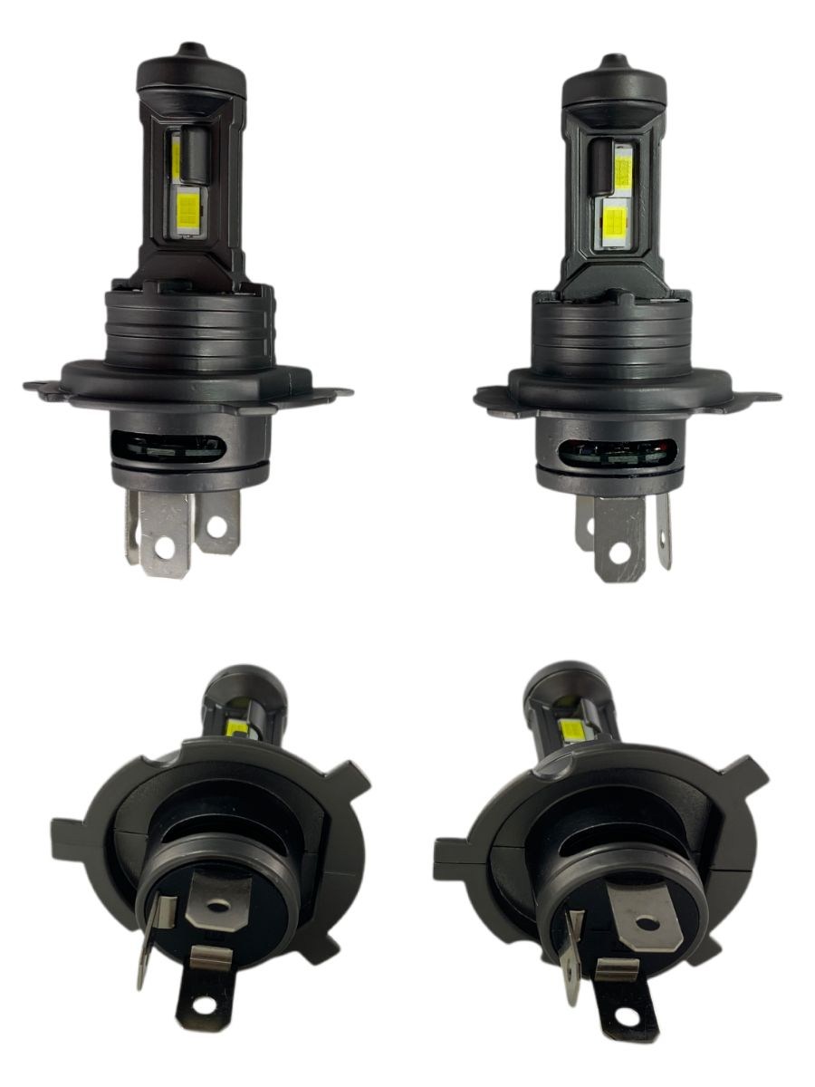 Bi-LED крушки H4 Plug-N-Play – 90 000 лукса, 36W, 6000K — мощни H4 LED крушки без допълнителни кабел