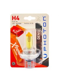 Халогенна крушка H4 12V 60/55W P43T-38 – Жълта светлина Xtreme Photon (1 брой)
