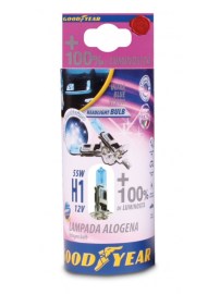 Халогенни крушки H1 12V 55W +100% 5000K E4 Goodyear Гудиър GDY0311