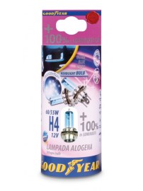 Халогенни крушки H4 12V 60/55W +100% 5000K E4 Goodyear