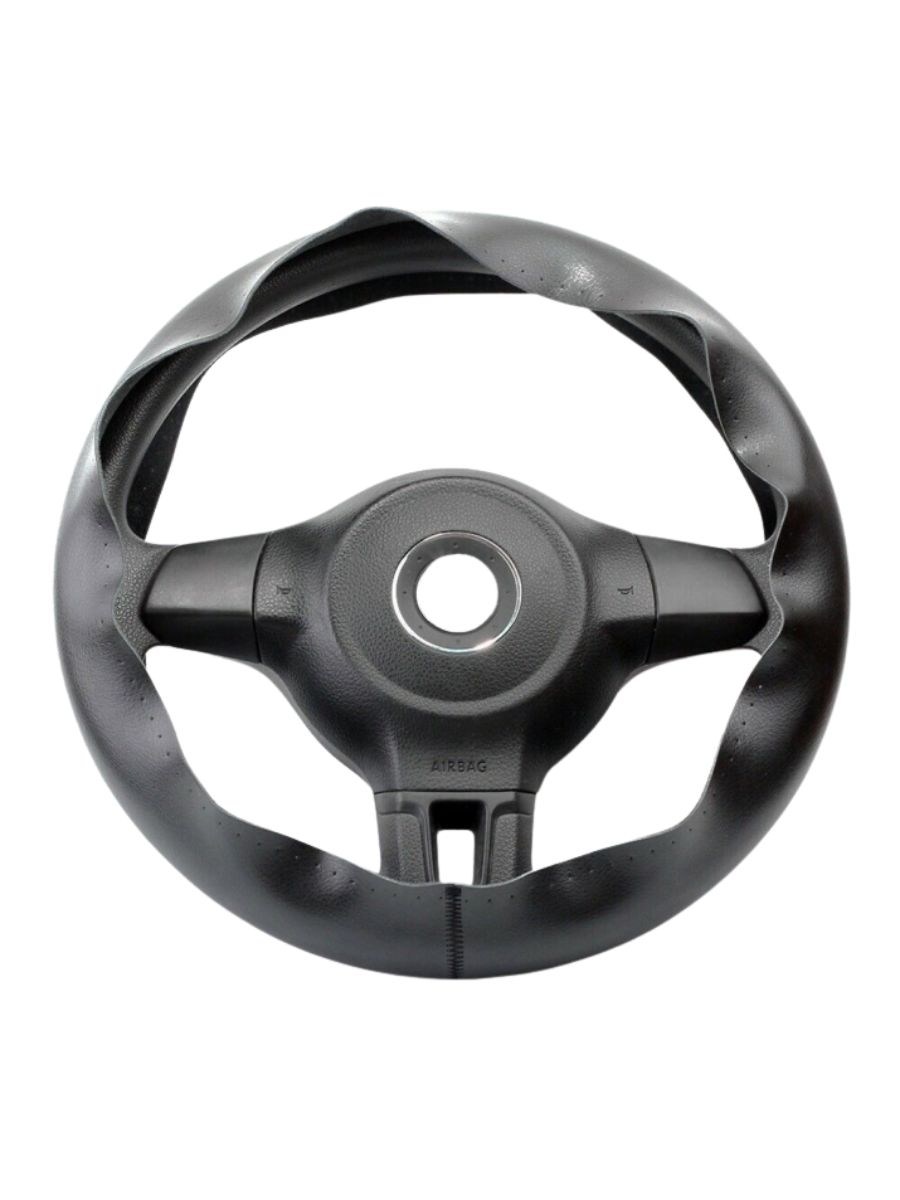 Кожен калъф естествена кожа за волан - заший си сам