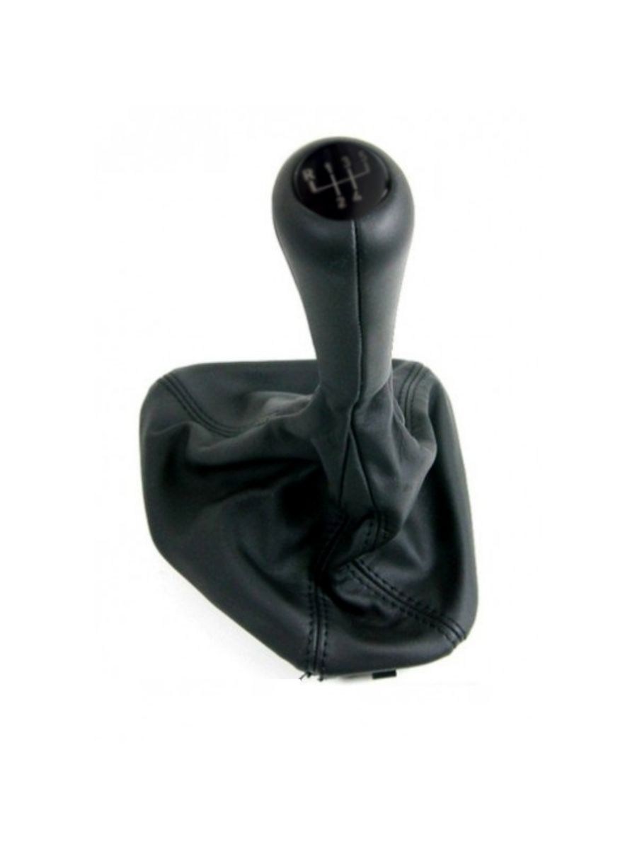 Кожена топка за скоростен лост с маншон за BMW E46 3-та серия (5 скорости)