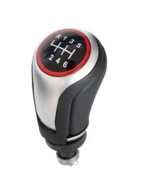 Кожена топка за скоростен лост VW Golf 5 6, Scirocco, Jetta, EOS - 6 скорости