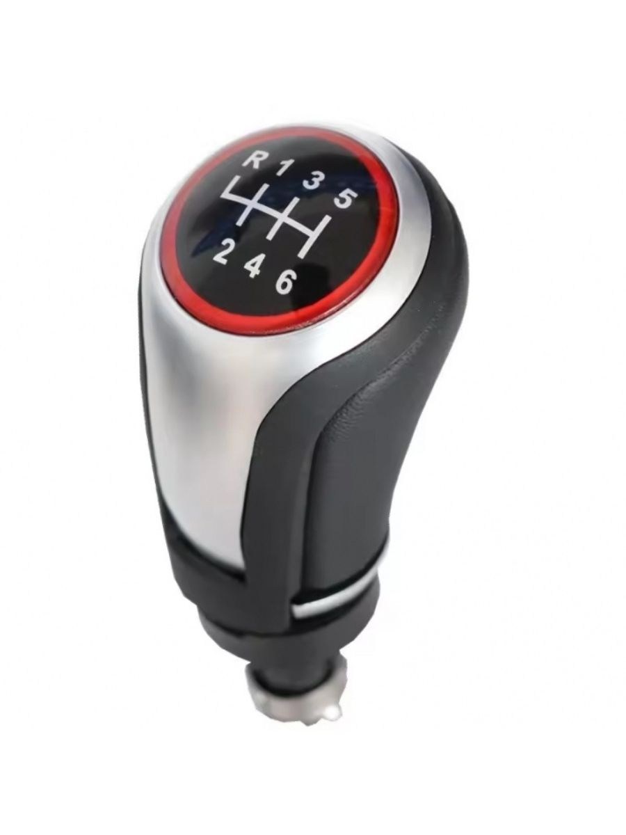 Кожена топка за скоростен лост VW Golf 5 6, Scirocco, Jetta, EOS - 6 скорости