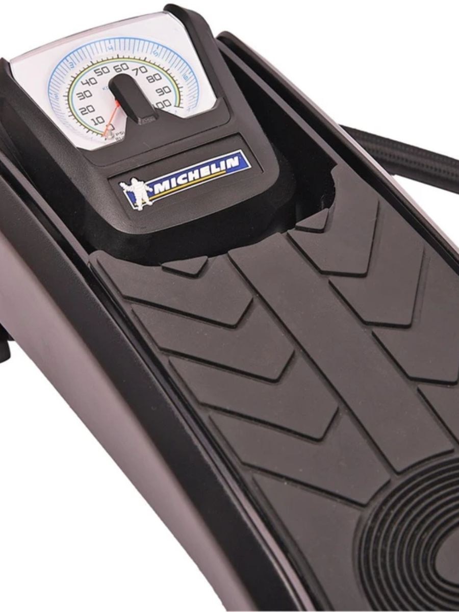 Крачна помпа с един цилиндър Michelin Analogue Single Barrel Foot Pump
