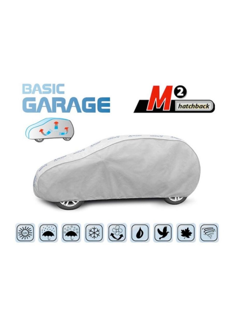 Покривало за автомобил Kegel BASIC GARAGE M2 за Хечбек / Hatchback (380–405 см)