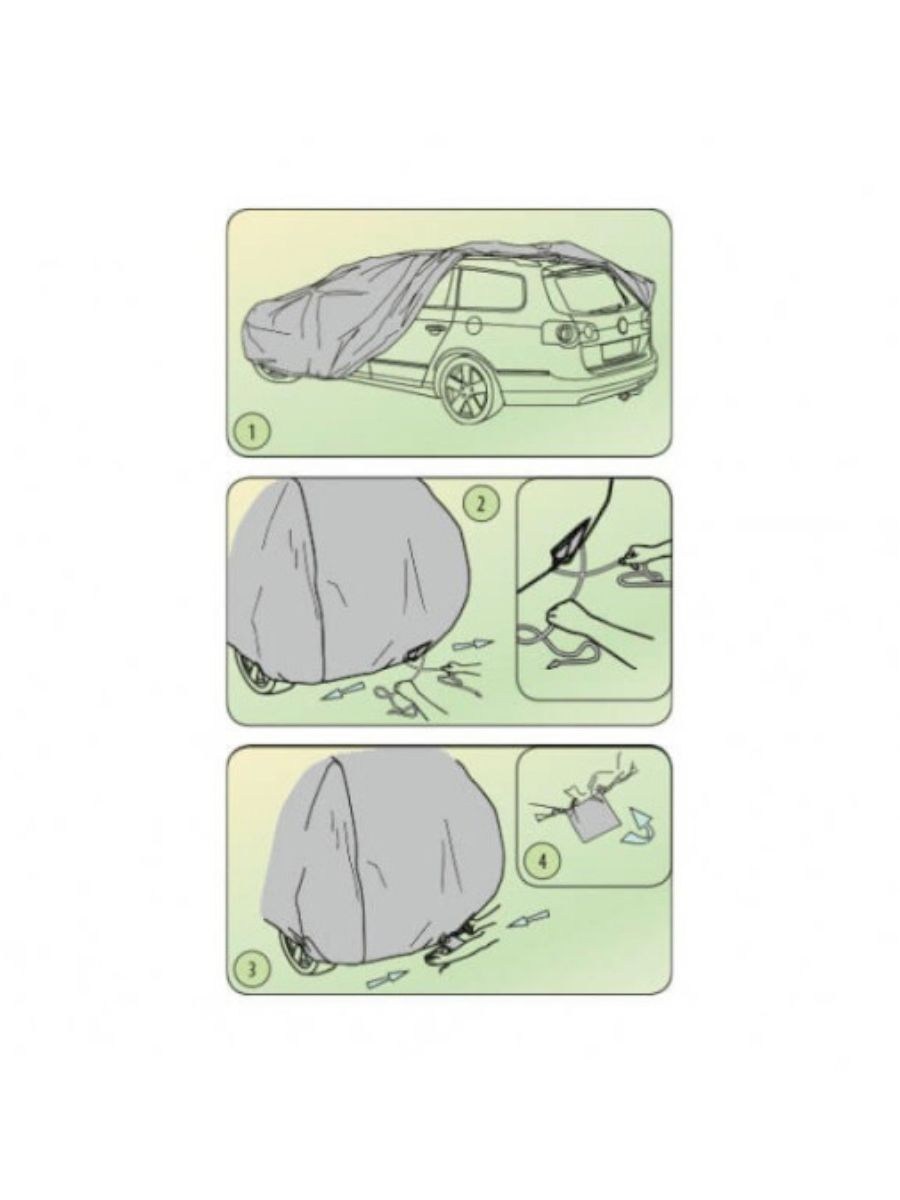 Покривало за кола Kegel BASIC GARAGE L OFF-ROAD за Джип / SUV (430–460 см)