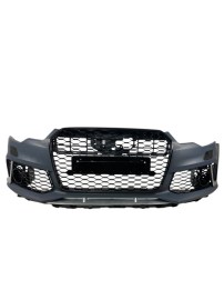 Предна броня за Audi A6 (2011-2014) - RS6 Design с отвори за парктроник 