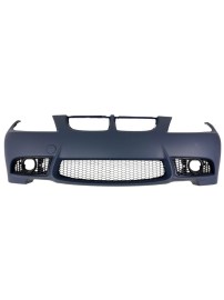 Предна броня за BMW E90 (2005-2008) - М3 дизайн с отвори за халогени, без парктроник 
