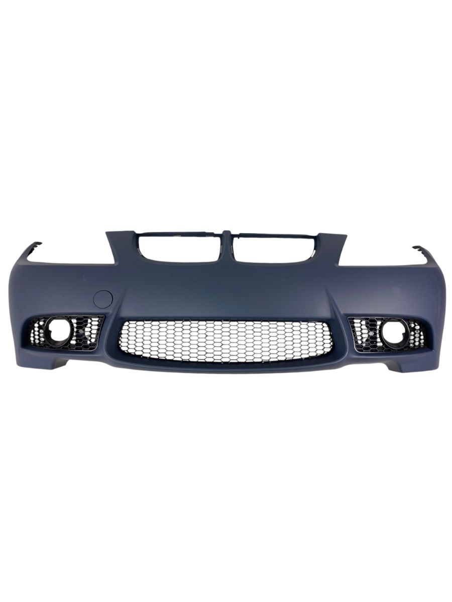 Предна броня за BMW E90 (2005-2008) - М3 дизайн с отвори за халогени, без парктроник 