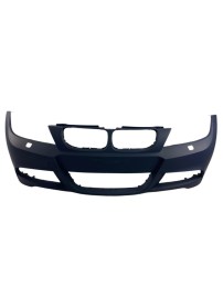 Предна броня за BMW E90 / E91 (2008+) - M-Tech дизайн с отвори за пръскалки, без парктроник грундирана 