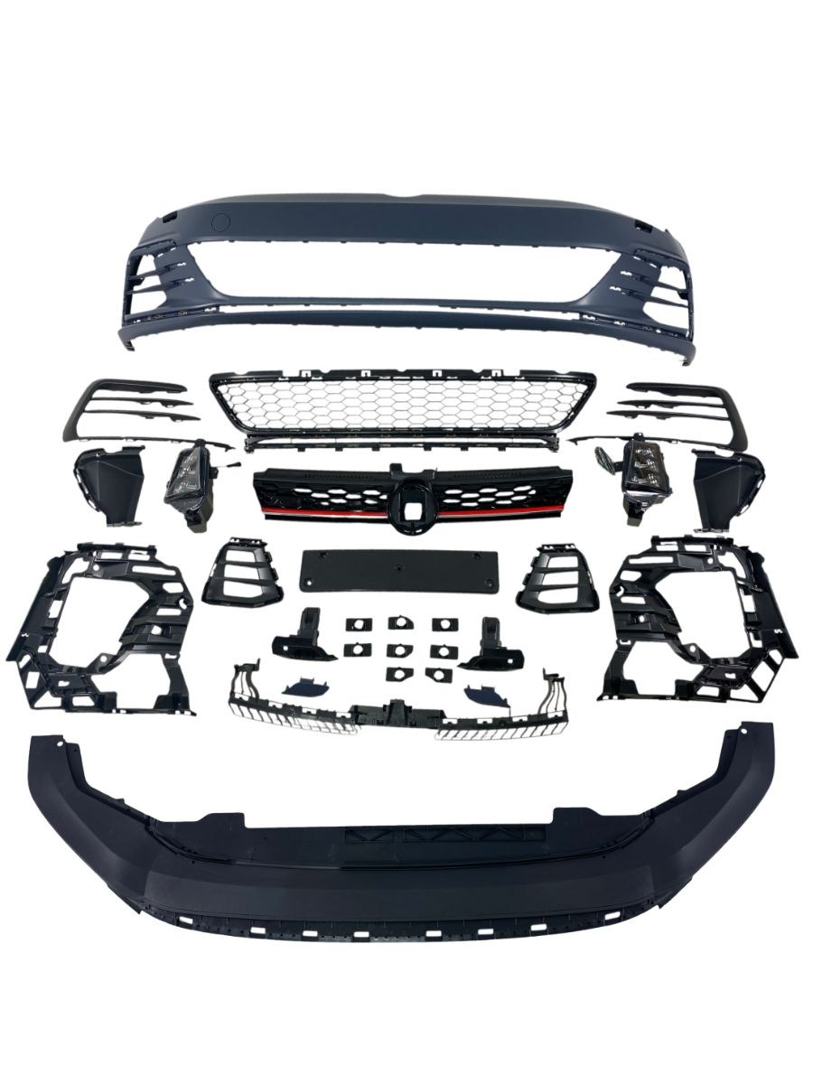 Предна броня за VW Golf 7 конверсия към Golf 7.5 Facelift – GTI дизайн