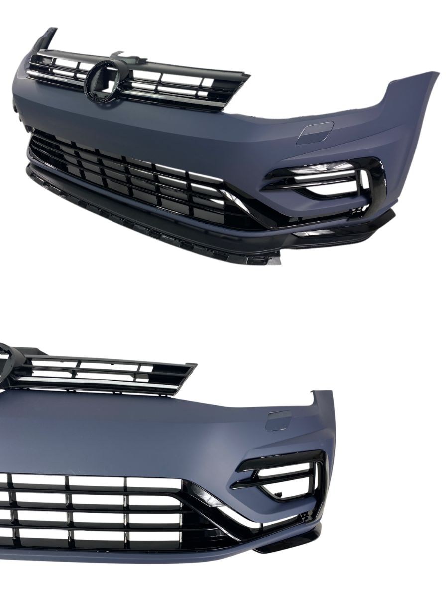 Предна броня за VW Golf 7 конверсия към Golf 7.5 Facelift – R-Line дизайн
