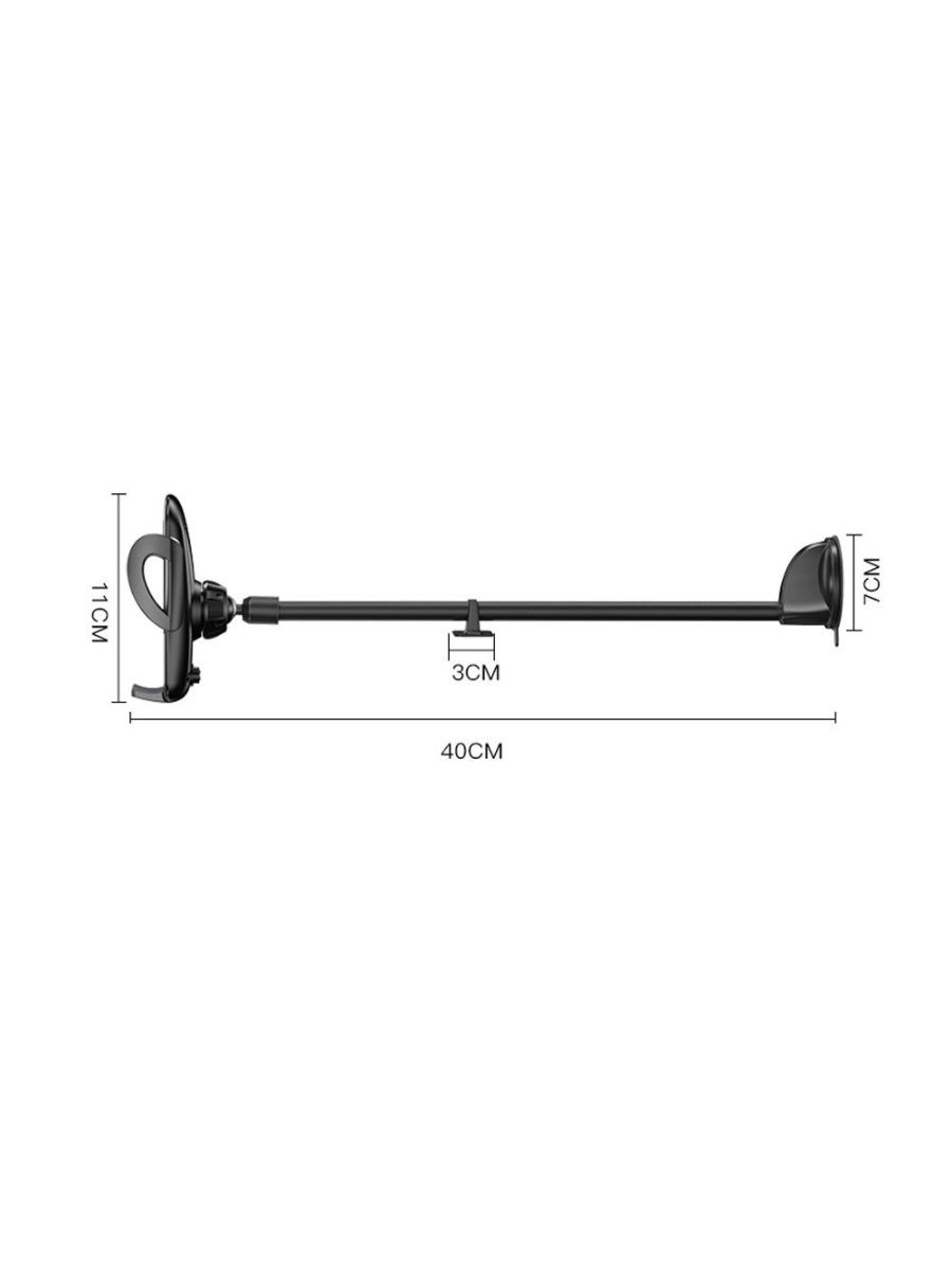 Стойка за телефон Yesido FlexiArm GlassMount 360° 