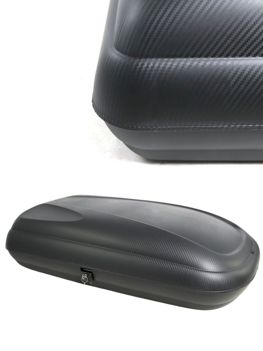 Автобокс Art Plast с ключ 400 литра - черен карбон - Image 3