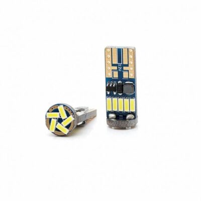 LED крушки за габарит T10 W5W 15 SMD 12V – Бяла светлина Canbus