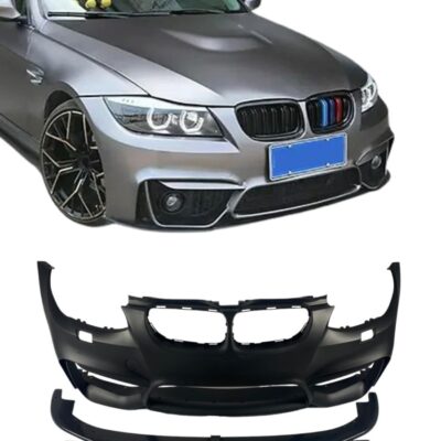 Предна броня за BMW E92 (2005-2009) – M4 дизайн с добавка и отвори за халогени