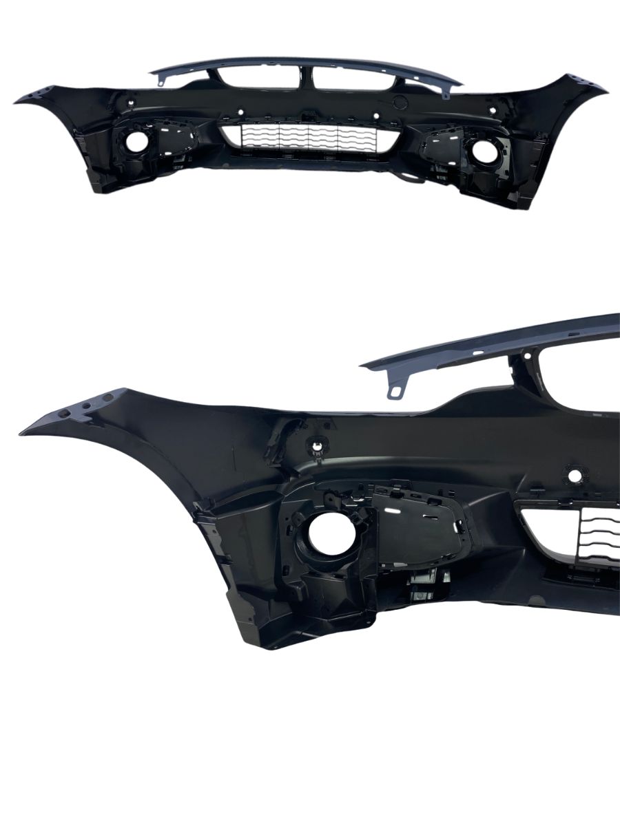Предна броня за BMW F32 / F36 (2013-2020) - M-Tech дизайн с отвори за халогени и парктроник - Image 5