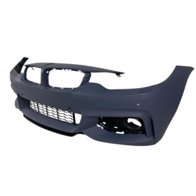 Предна броня за BMW F32 / F36 (2013-2020) – M-Tech дизайн с отвори за халогени и парктроник
