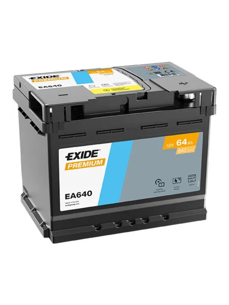 Акумулатор EXIDE Premium 64Ah 640A 12V