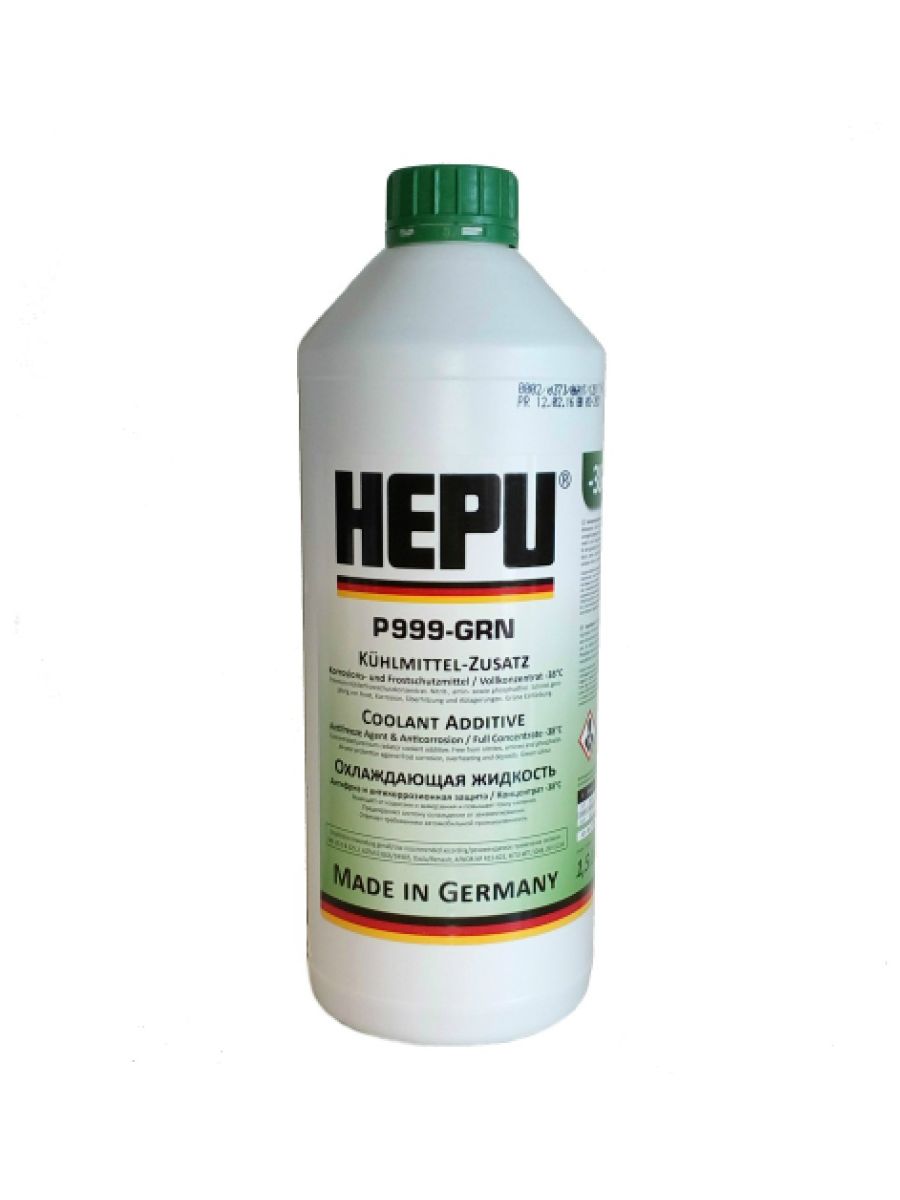 Антифриз HEPU зелен концентрат 1.5L