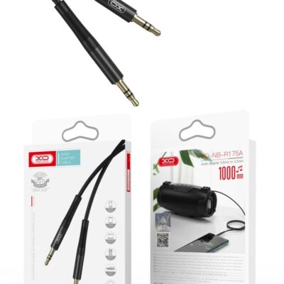 AUX кабел 3.5 мм – 2 метра, позлатени конектори XO NB-R175B