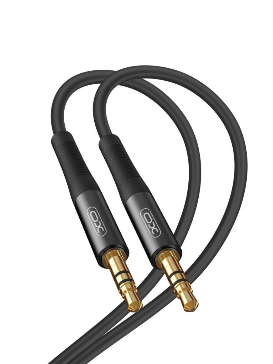 AUX кабел XO NB-R175B 3.5 мм – 2м аудио кабел с позлатени конектори