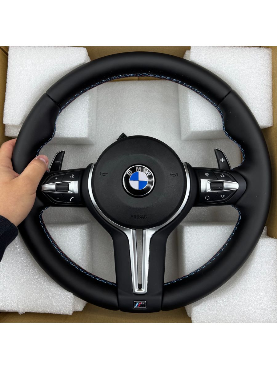 BMW M кръгъл спортен волан M Performance за E60/E61/ E63 – Plug & Play с AirBag
