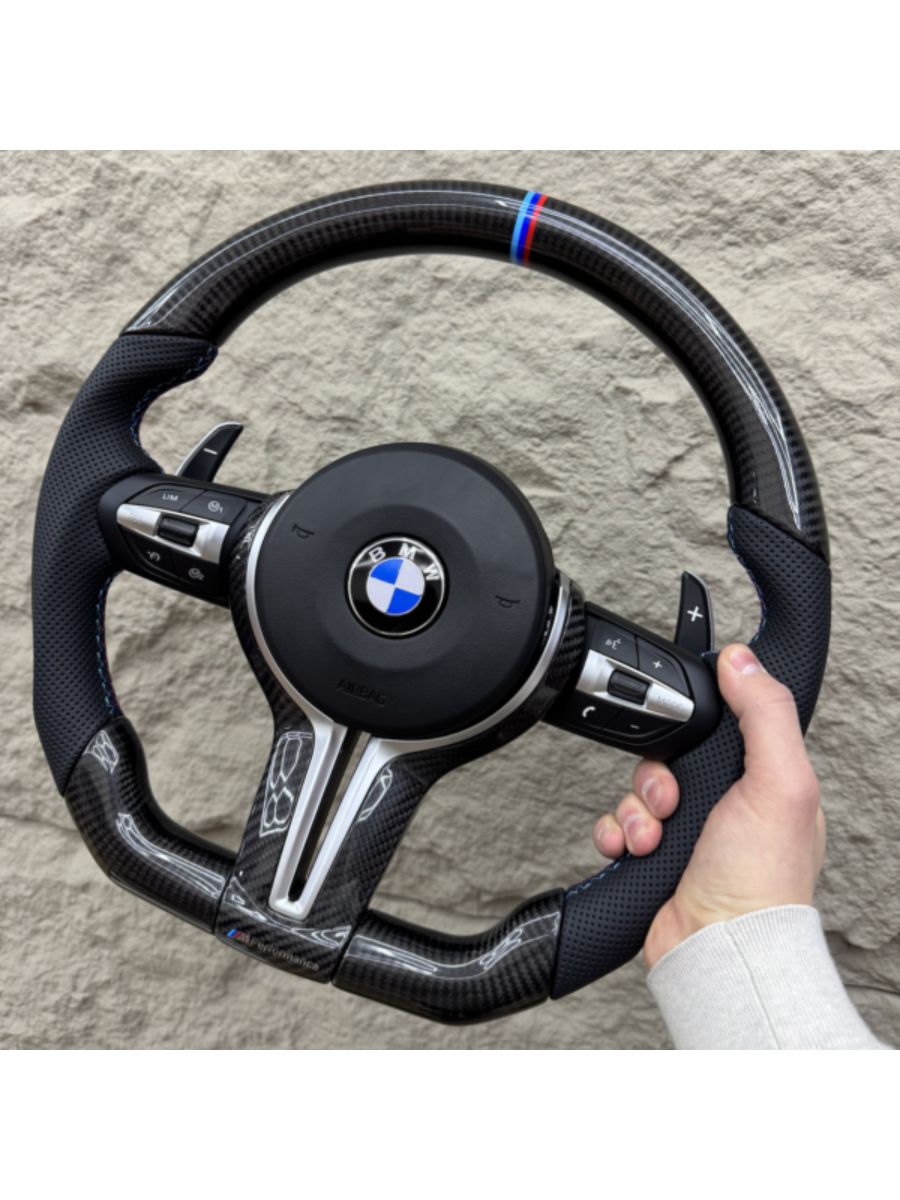 BMW M Performance карбонов волан за F30/F31/F32/F36/F15/F16/ F25 – Nappa кожа