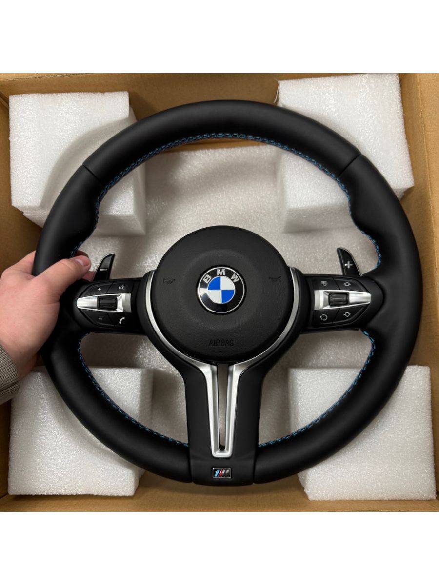 BMW M Performance спортен волан за E90/E91/E92/E70/E71/E87/ E84 – Plug & Play с AirBag
