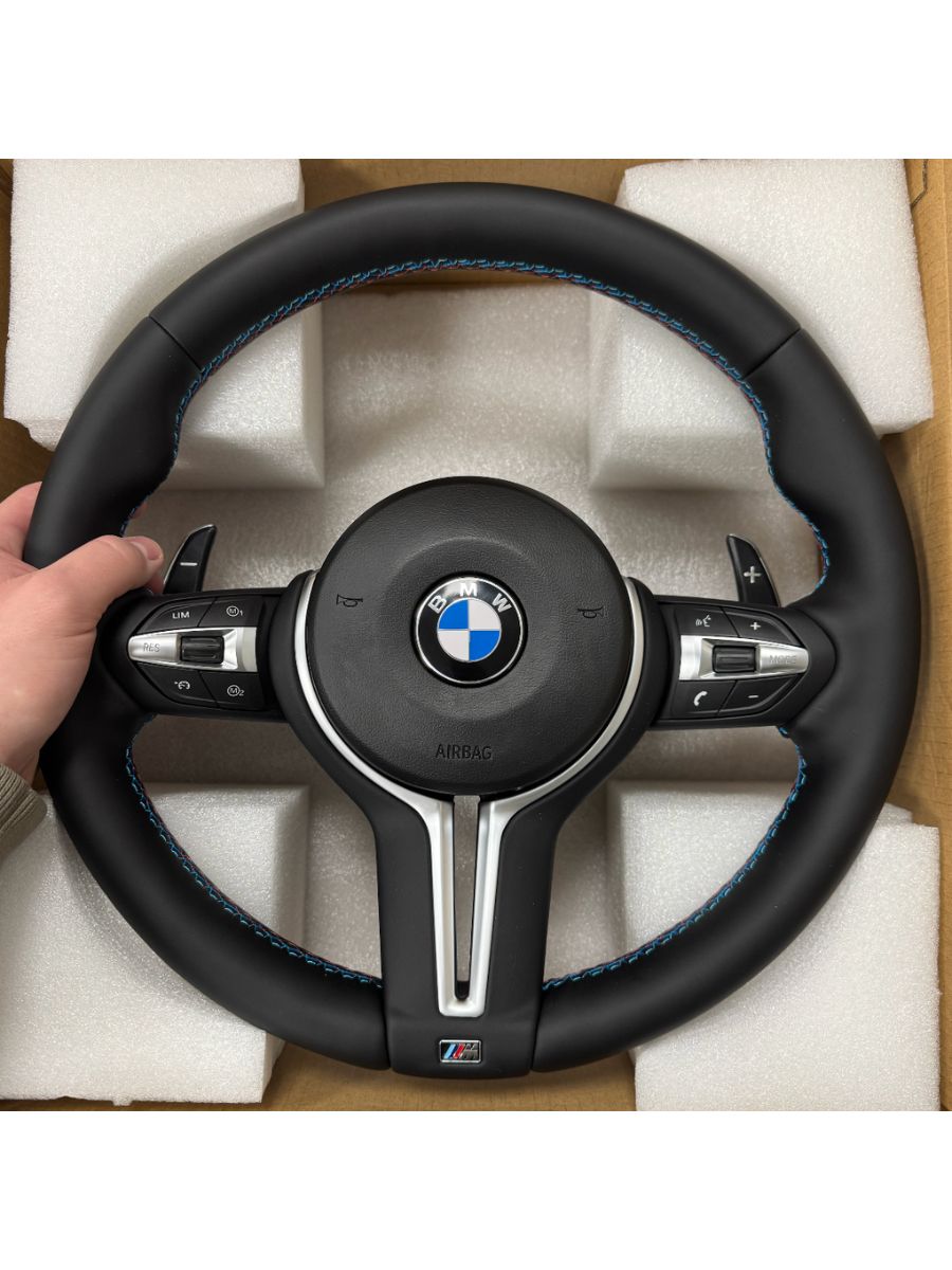 BMW M Performance спортен волан за F10/F11/F06/F13/F01/F07 – Plug & Play с AirBag