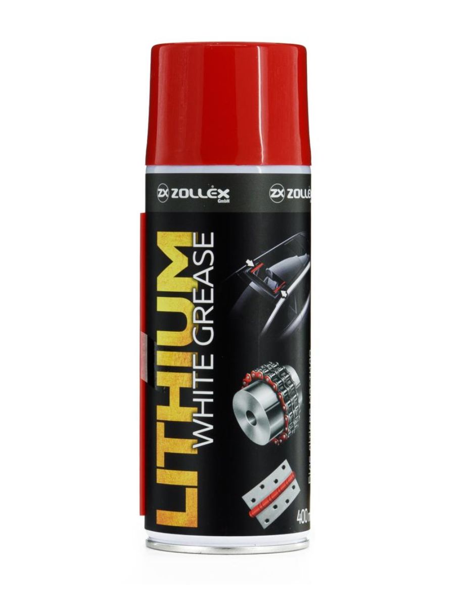 Бяла литиева грес Zollex 400ml спрей – смазка