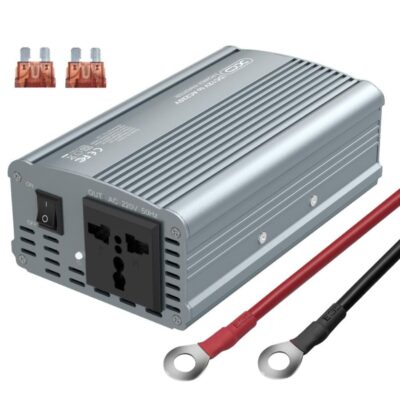 Инвертор за автомобил XO CZ021 – 500W, 220V AC, алуминиев корпус