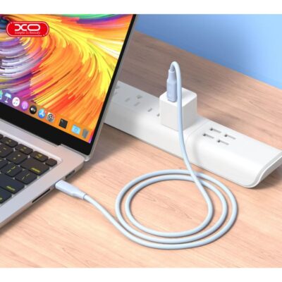 Кабел Type-C към Type-C – 60W PD, 1 метър XO NB-Q265B СИН
