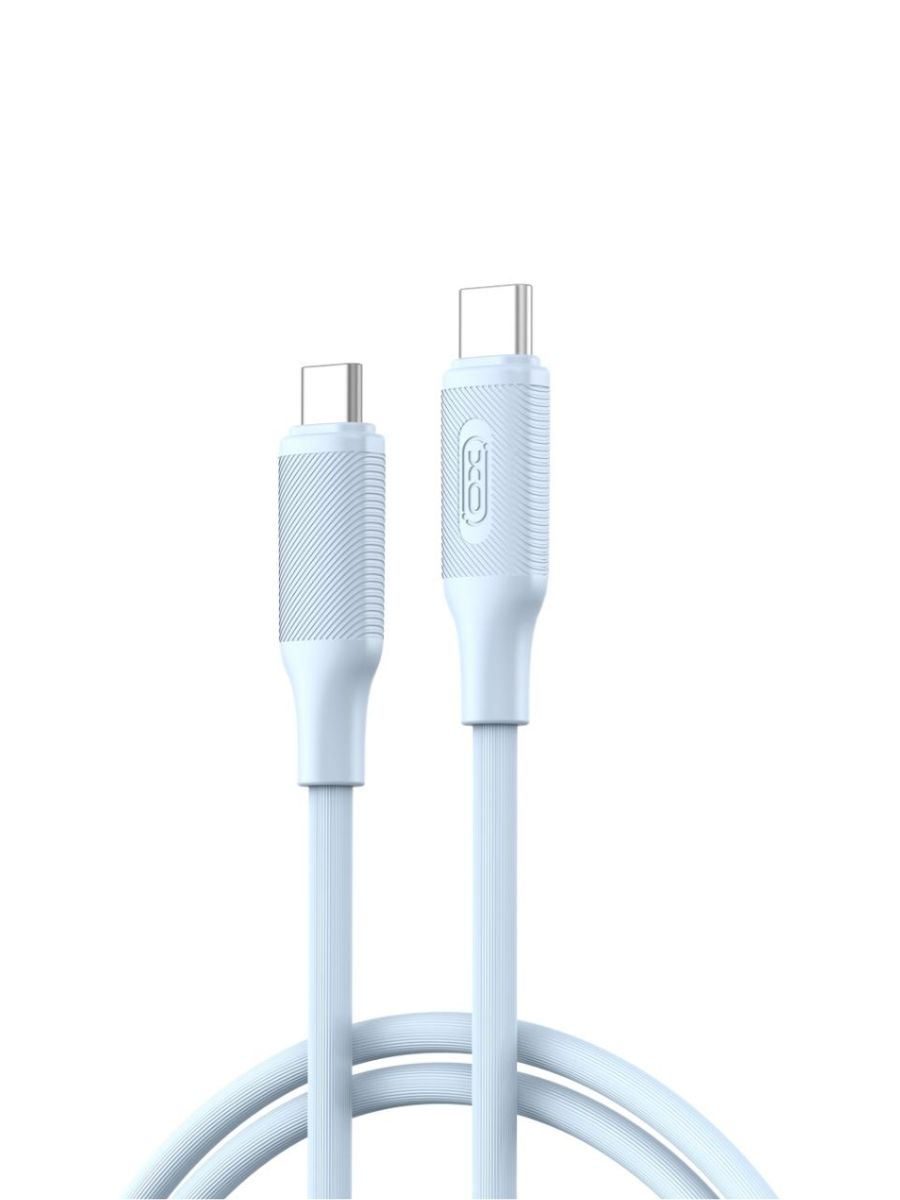 Кабел Type-C към Type-C – 60W PD, 1 метър XO NB-Q265B СИН