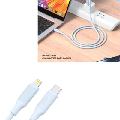 Кабел TypeC към Lightning – 27W PD, 1 метър /син/ XO NB-Q265A