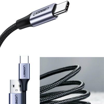 Кабел – USB към TypeC, 60W, 2 метра UGREEN US288 USB
