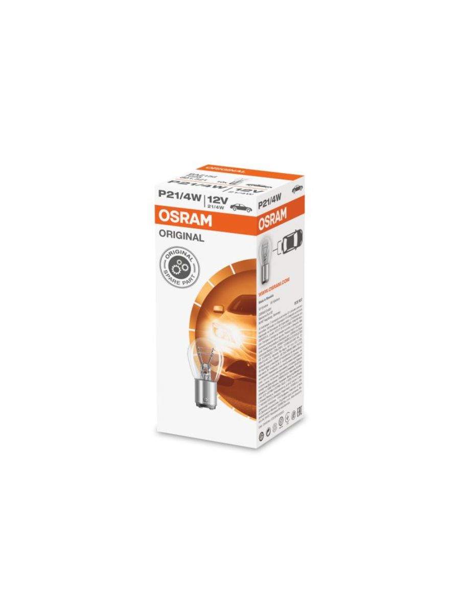 Крушка стоп и габарит OSRAM P21/4W 12V 21/4W BAZ15d