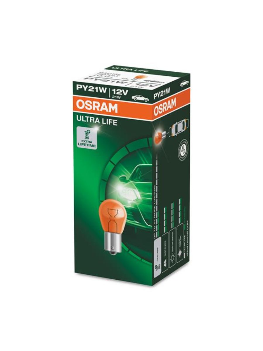 Крушка за мигач OSRAM PY21W 12V 21W BAU15s ULTRA LIFE
