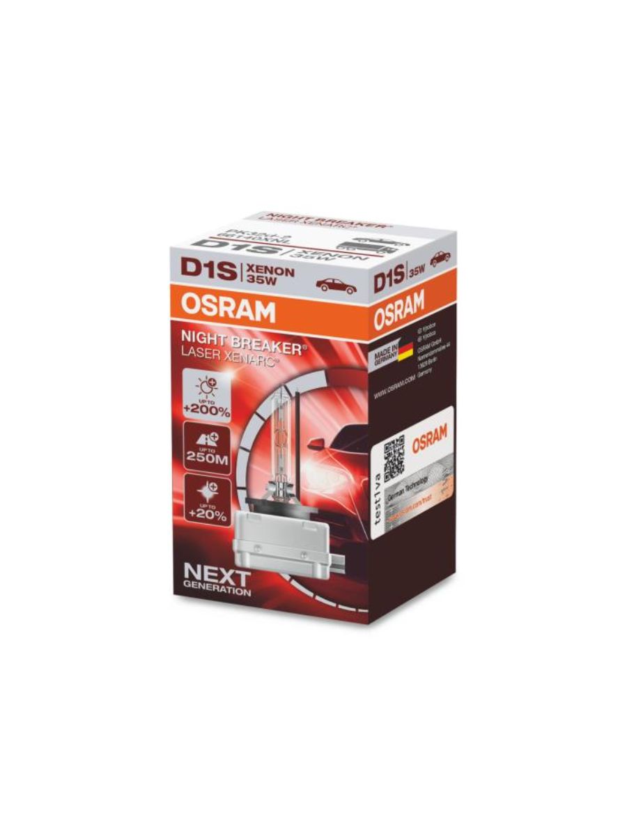 Ксенон крушка OSRAM D1S 35W NIGHT BREAKER LASER +200% 4500K