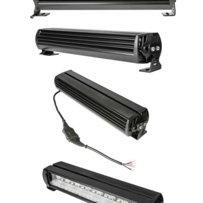 LED бар 45 см 80W 5500LM – DRL бяла и оранжева блиц сигнална светлина 12V/24V
