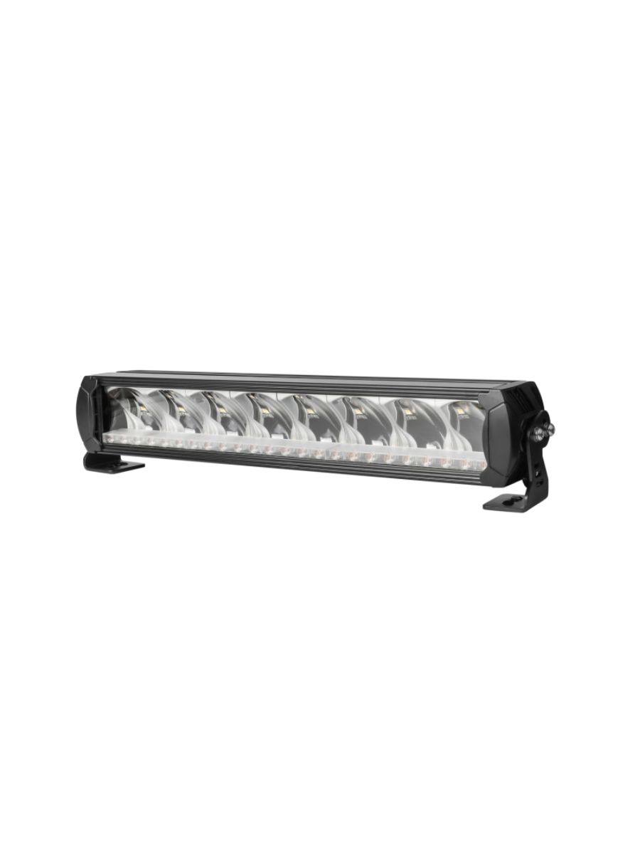 LED бар 45 см 80W 5500LM – DRL бяла и оранжева блиц сигнална светлина 12V/24V