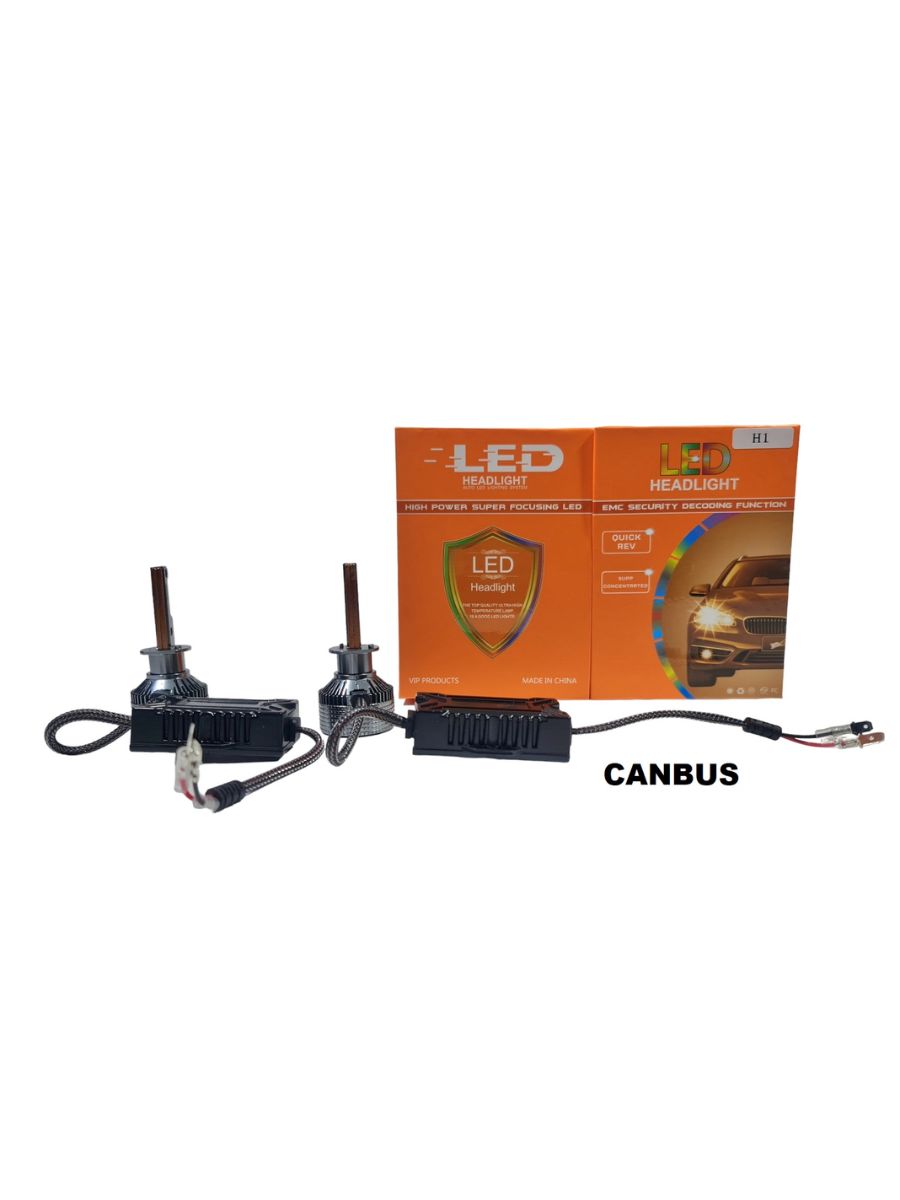 Мощни LED крушки 90W CANBUS за автомобилни фарове.