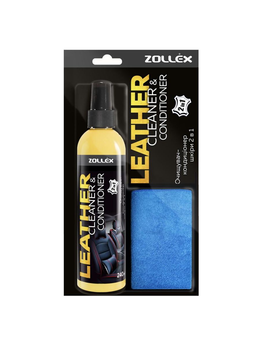 Препарат за почистване на кожа Zollex 240ml с гъба