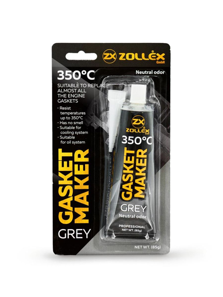 Силикон сив Zollex 85g – високотемпературен уплътнител