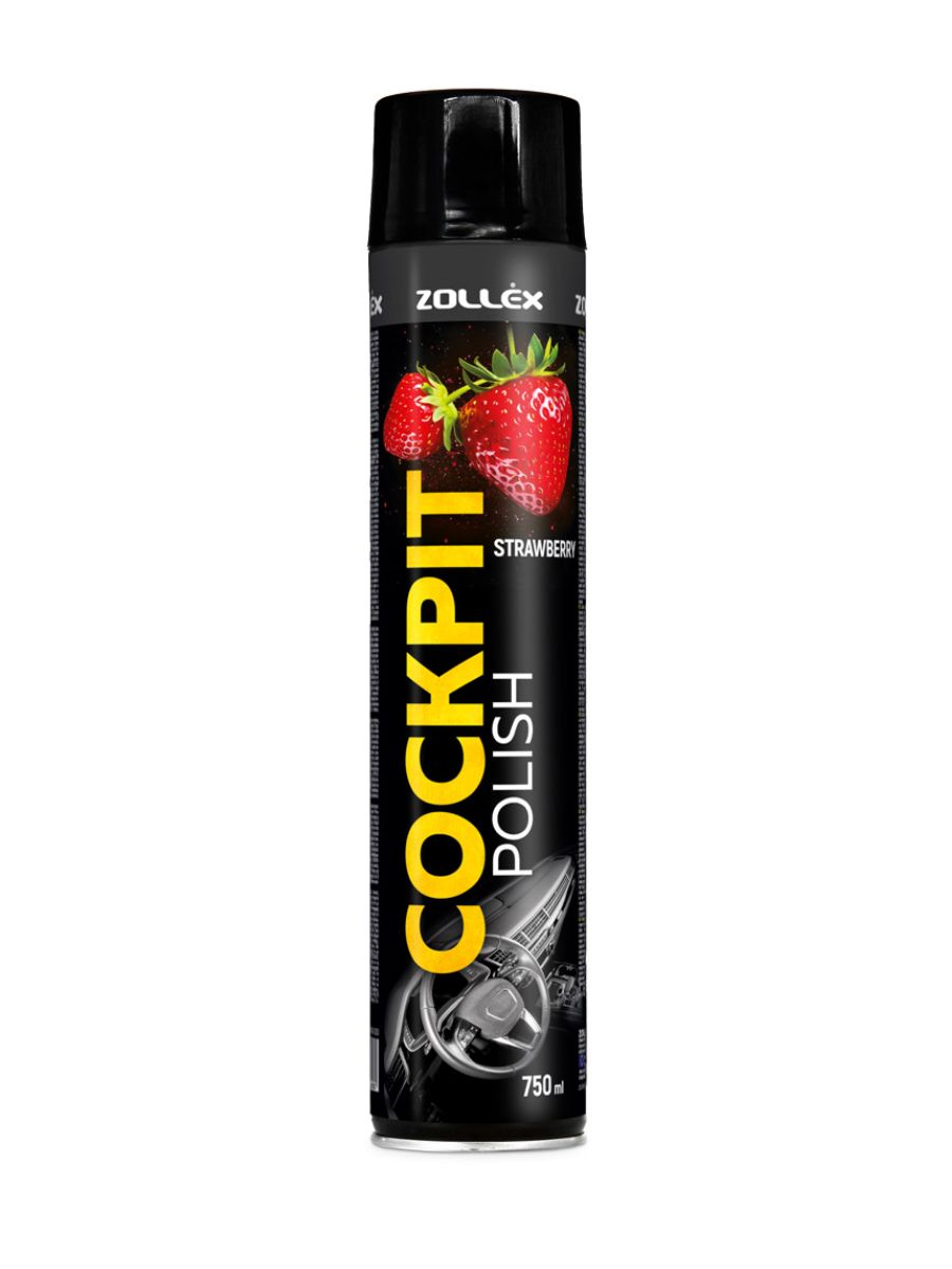 Спрей за табло Zollex 750ml Strawberry – Cockpit Polish