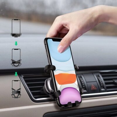 Стойка за телефон UGREEN Gravity Drive – въздуховод, 360° въртене