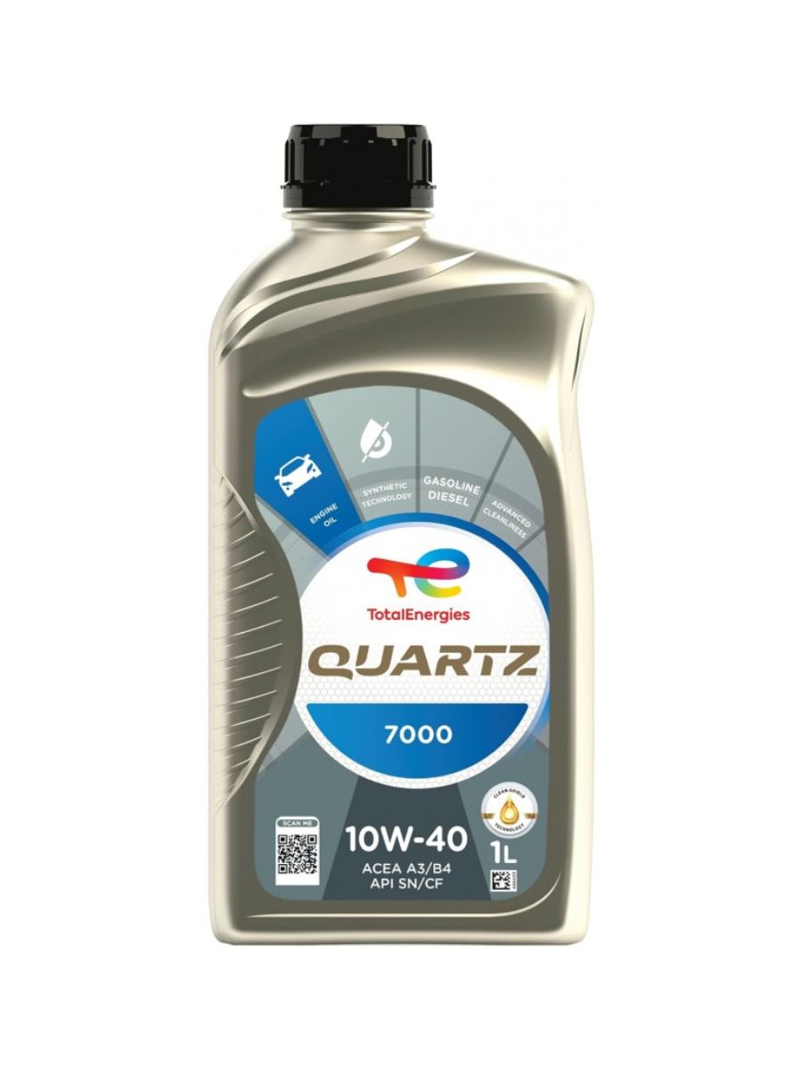 TOTAL Quartz 7000 10W40 1L – полусинтетично масло