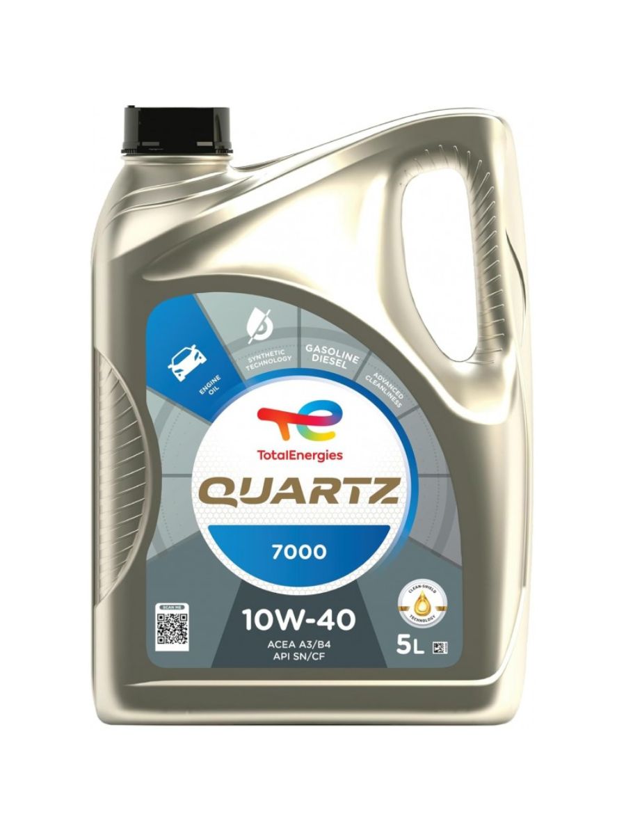TOTAL Quartz 7000 10W40 5L – полусинтетично масло